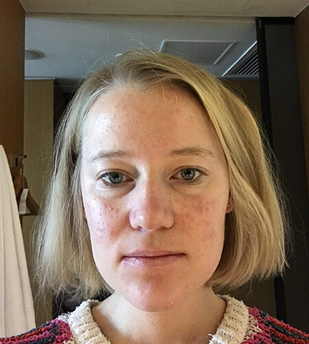 Bild von Laura Immink bevor sie ihren Traumjob als Online-Coach für Naturheilkunde anfing.